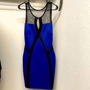 Blue bandage dress from Foreign Exchange!